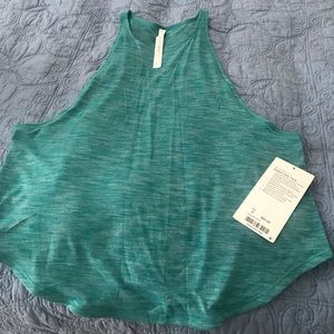 Teal workout tank top